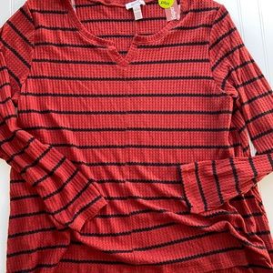 Arizona Jean Thermal scoop neck top